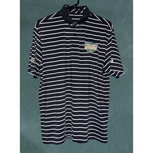 Siena Saints Alive Shootout Under Armour Polo Black/white Size Large